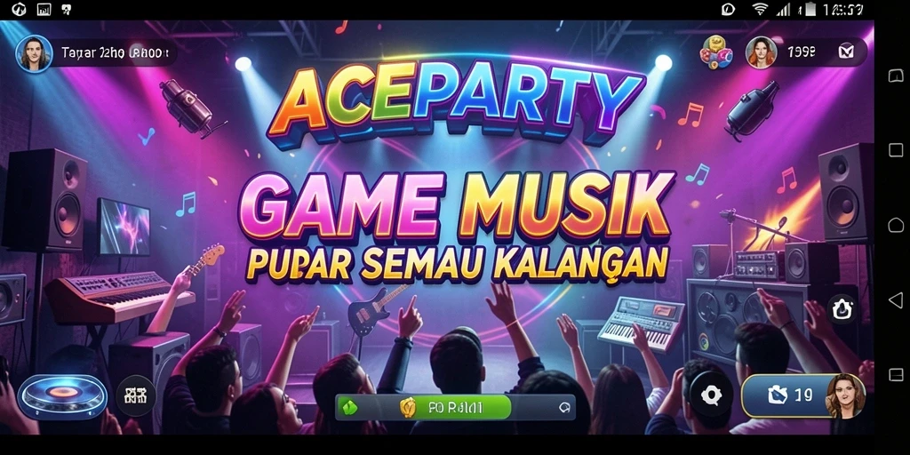 Tampilan luar biasa dari gameplay ACEPARTY yang menyenangkan.