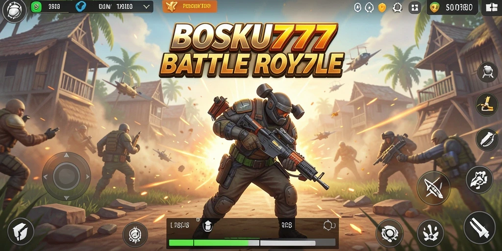 Tampilan gameplay seru dan mendebarkan di BOSKU777.