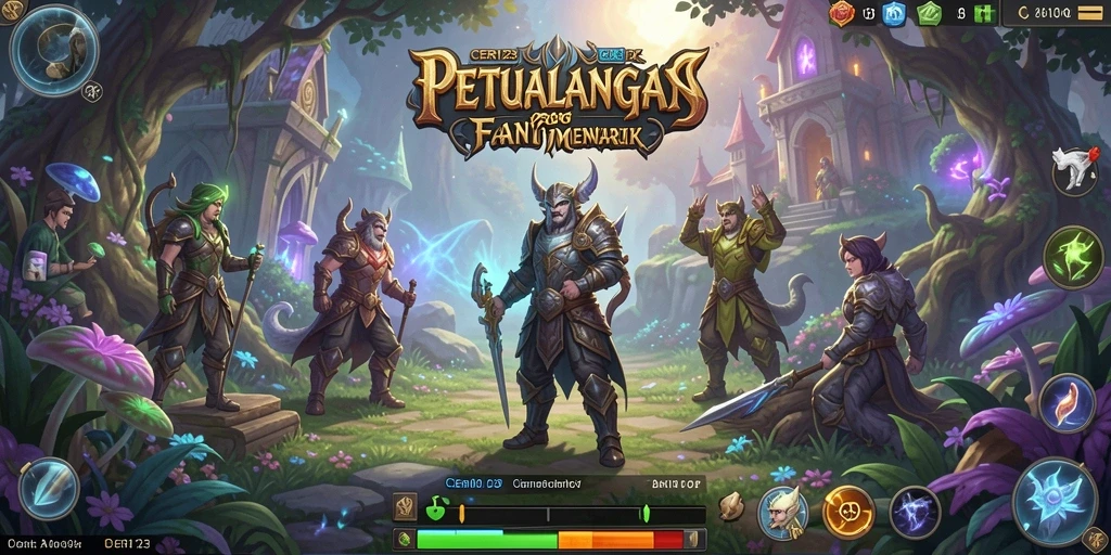 Gameplay RPG yang menarik dan penuh petualangan.
