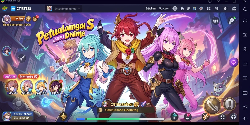 Tampilan gameplay CITIBET88 yang menarik dan penuh warna.