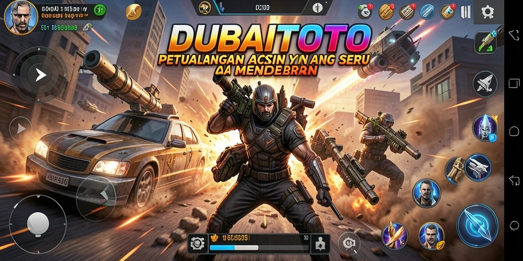 Screenshot gameplay DUBAITOTO menampilkan aksi seru dan penuh tantangan.