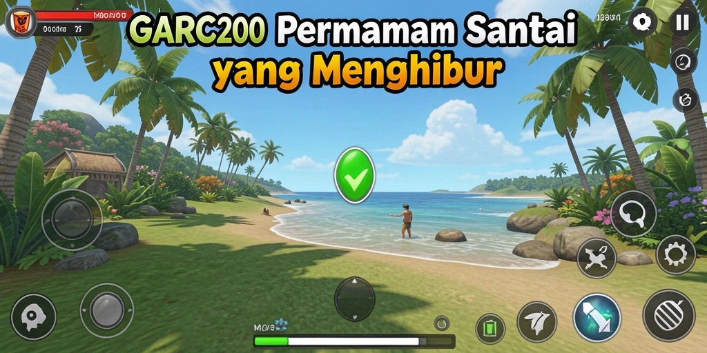 Tampilan gameplay menarik dari GARCO200 dengan grafis cerah dan interaktif.