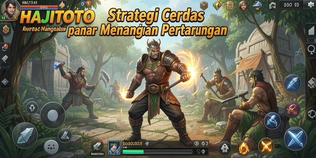 Tampilan gameplay strategis yang mendebarkan di HAJITOTO.