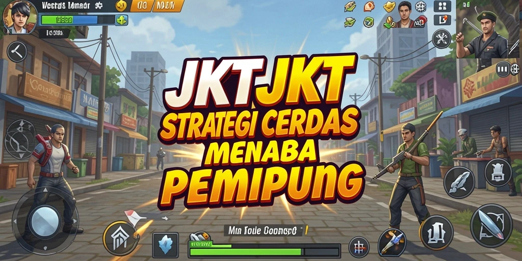 Tampilan gameplay JKTJKT yang penuh strategi dan aksi.