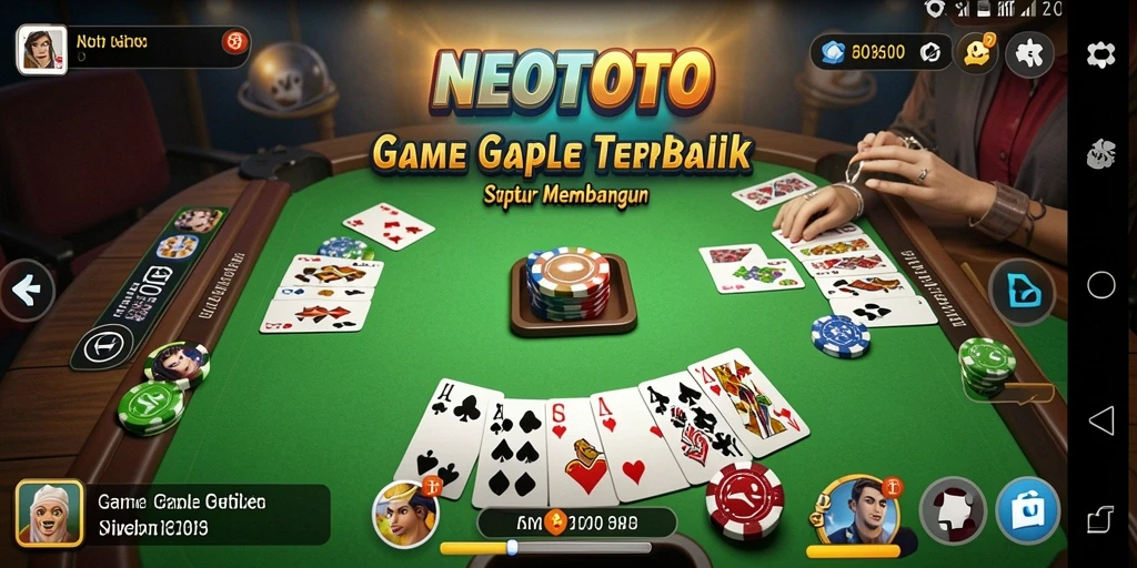 Tampilan menarik dari permainan Gaple NEOTOTO.