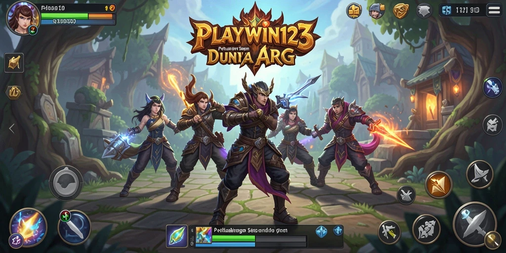 Tampilan gameplay <strong>PLAYWIN123</strong> yang menakjubkan di dunia ARPG.
