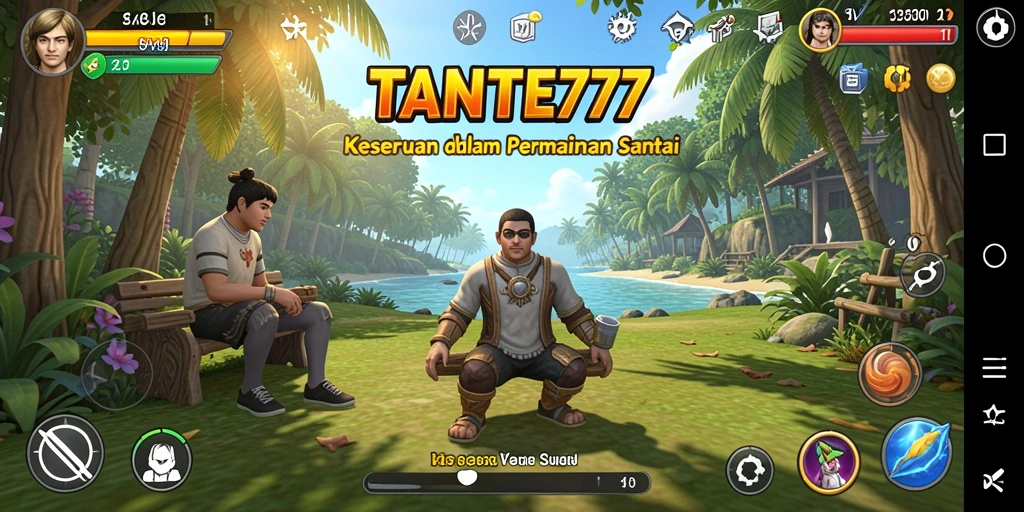 Tangkapan layar gameplay TANTE777 yang menampilkan momen seru saat bermain.