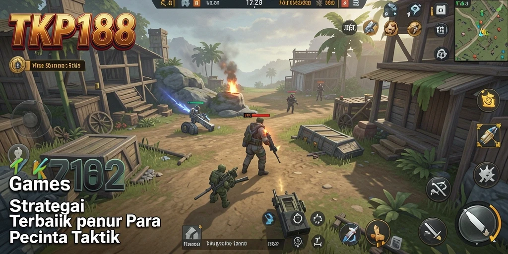 Screenshot gameplay TKP188 menampilkan momen strategis dalam pertempuran.