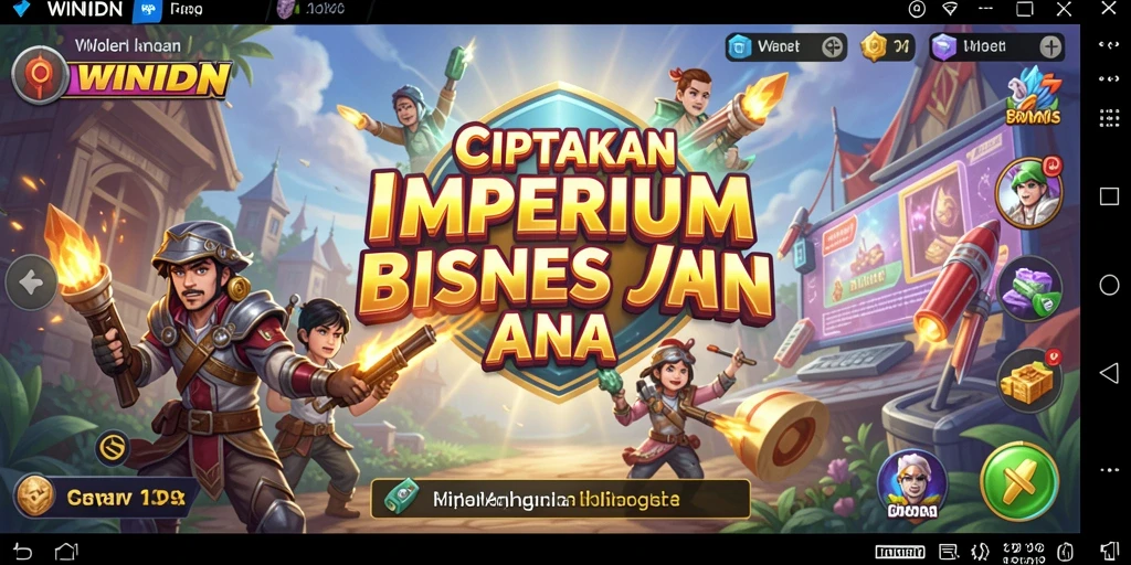 Screenshot utama WINIDN menampilkan keseruan gameplay Tycoon yang dinamis.