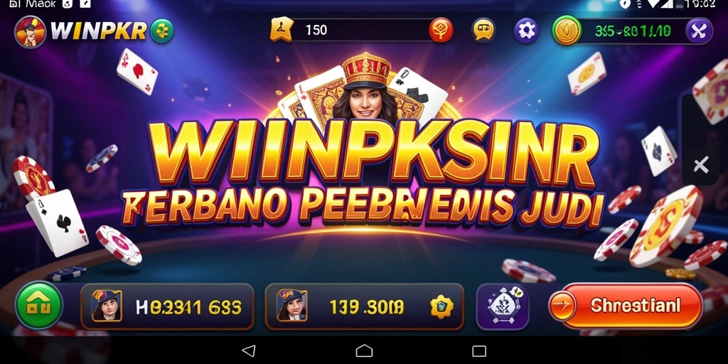 Tampilan gameplay menegangkan dari <strong>WINPKR</strong> yang membuat adrenalin meningkat.